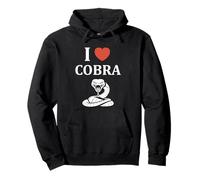 Minimaliste Serpent reptile simple Serpent i love Cobra Sweat à Capuche