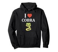 Minimaliste Serpent reptile simple Serpent i love Cobra Sweat à Capuche