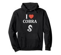Minimaliste Serpent reptile simple Serpent i love Cobra Sweat à Capuche