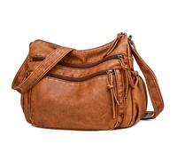 Minimaliste Zippé Sac Hobo Style Classique Bourse 4 pièces Set , Mode Femme Sac Fourre-Tout & Sac Porté Épaule & Pochette & Porte-cartes Set Taille UniqueMulticolorePolyuréthane