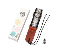 Minimalists Sangles brodées pour ukulélé (avec clous Oness) Sangles minimalistes brodées pour ukulélé avec clous d'extrémité inclus