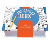 Minimaniak - 365 grilles de jeux, 1 page par jour - - Collectif - Editions 365 - Ephéméride