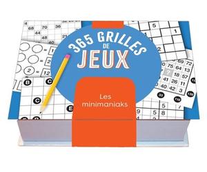 Minimaniak - 365 grilles de jeux, 1 page par jour - Collectif - Editions 365 - Ephéméride