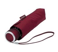 miniMAX Parapluie Pliant Compact Rouge Diamètre 100 Cm, Résistant Au Vent