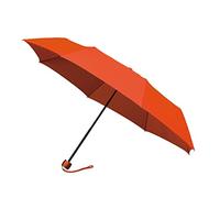 MINIMAX Parapluie Pliant Ultra Compact Léger 300 g Anti Vent, Orange | Grand parapluie compact solide diam. 100cm 8 baleines fibre, mini parapluie de poche, coupe vent femme, Voyage