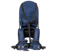 MiniMeis G4 - Porte-bébé avec support du dos - Système de portage pliable pour enfant - Jusqu'à 18 kg - Bleu, noir