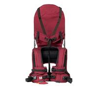 MiniMeis G4 - Premier porte-bébé au monde avec support du dos - Système de portage pliable pour enfant et bébé - Confort optimal et plaisir en déplacement - 6 mois à 5 ans et jusqu'à 18 kg - Bordeaux
