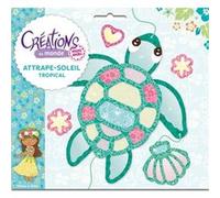 Attrape-Soleil Tropical - Avec 4 Planches Avec Éléments En Carton, Une Notice Pas À Pas, 3 Papiers Calque Colorés, 3 Patrons, Un Joli Fil Brillant, Ton Passeport Tahiti