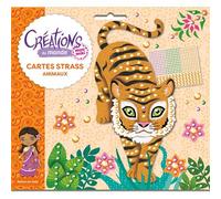 PlayBac Cartes strass animaux Minimiki +450 strass +5 c Julie Camel