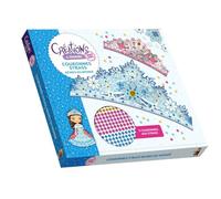 Minimiki - Couronnes strass - Reines du monde - Créations du monde 5 Couronnes - 400 strass - Julie Camel - Play Bac Eds - Coffret - Jeux livres objets