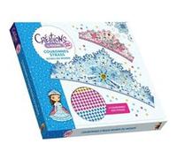 Minimiki - Coffret Couronnes strass "Reines du monde" - 5 couronnes, 400 strass - PlayBac
