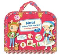 Minimiki - Noël autour du monde - Activités créatives 220 stickers - Julie Camel - Play Bac Eds - Coffret - Document jeunesse