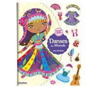 Minimiki – Stickers – Danses du monde – Document jeunesse – Broché – PlayBac