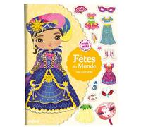 Julie Camel – Minimiki Stickers : Fêtes du monde – 300 stickers – Broché