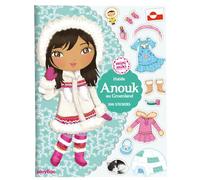 Minimiki - Stickers - Habille Anouk au Groenland nouvelle édition 300 Stickers - Julie Camel - Play Bac Eds - broché - Document jeunesse