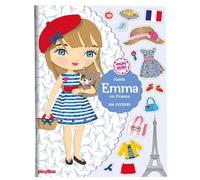 Minimiki - Stickers - Habille Emma en France nouvelle édition - Julie Camel - Play Bac Eds - broché - Document jeunesse