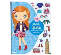 Minimiki - Stickers - Habille Kate au Royaume-Uni - Julie Camel - Play Bac Eds - broché - Document jeunesse