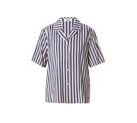 minimum Chemisier 'Karlamarie' beige / bleu marine, Taille L