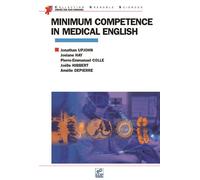 Minimum Competence in Medical English - Jonathan Upjohn - Edp Sciences - broché - Dictionnaire et encyclopédie