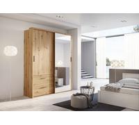 MINIO Armoire avec miroir ARTI 22 180 cm Chêne Artisan