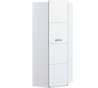 Minio, Armoire d'angle "LORETO 14", Armoire, Couleur chêne blanc / nash