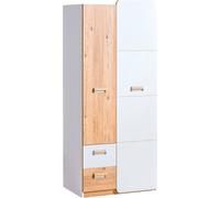 Minio, Armoire "LORETO 1", couleur chêne blanc / nash