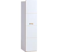 Minio, Armoire "LORETO 2", Armoire, Couleur chêne blanc / nash