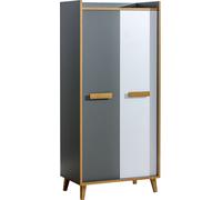 MINIO Armoire VISO 1 Riviera / Anthracite / Couleur blanche