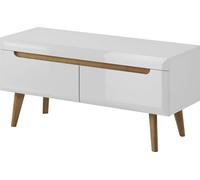 MINIO Armoires TV 107 cm BODO White / Chêne Rivera