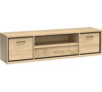 MINIO Armoires TV avec panneau décoratif COMO 13 Natural Hikora couleur