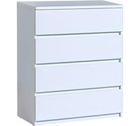 Minio, Commode "ARCCA 5", Commode haute, Couleur blanche