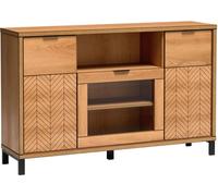 Minio, Commode "Fonte" 158 cm, 3 portes, chêne caramel