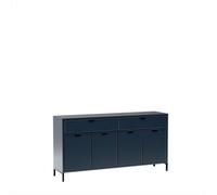 Minio, commode, sideboard "Asti" 165 cm, couleur indigo