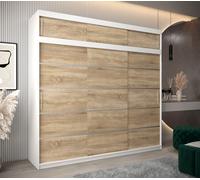 MINIO Extension d'armoire 250 cm Blanc / Chêne Sonoma