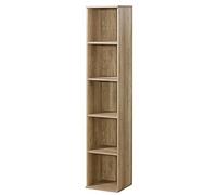 MINIO go for it - Bibliothèque 35 cm de Large Romeo, Étagère sur Pied avec 4 étagères, Étagères Livres, Armoire Polyvalente, Armoire Moderne -Arusha/Chêne Canyon