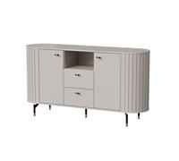 MINIO go for it, commode "ZAMA" 150 cm, deux tiroirs, côtés arrondis décoratifs, couleur Cashimire