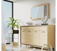MINIO go for it, miroir mural 115 x 70 cm COMO 10 Natural Hikora couleur