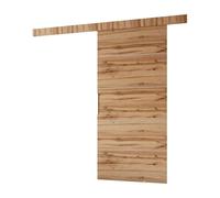 MINIO go for it - Porte Coulissante Interieur avec Rail CLEAN B, Portes Coulissantes Murales Intérieures, Coulis, Complet Raille Doors, Ensemble Porte Interieur (Chêne Wotan 86x205 cm)