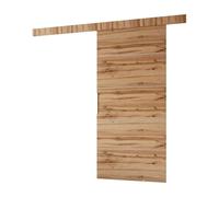 MINIO go for it - Porte Coulissante Interieur avec Rail CLEAN B, Portes Coulissantes Murales Intérieures, Coulis, Complet Raille Doors, Ensemble Porte Interieur (Chêne Wotan 106x205 cm)