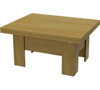 MINIO go for it, table "Eryk" 100-200cm, pliable, couleur chêne Hikora