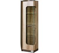Minio, Vitrine "ROMEO 2", avec éclairage LED, gauche, Chêne Canyon / Couleur Arusha
