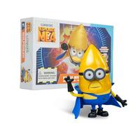Minion 4 jouets, figurine d'action Mega Gus de 5,1 pouces, 6 expressions interchangeables et tête rotative, idée cadeau pour les enfants à partir de 8 ans