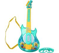 Minioni Guitare électronique lumineuse avec microphone en forme de lunettes
