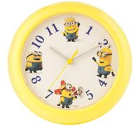 Joy Toy Horloge murale Minions 2 – Plastique, jaune, 25 cm