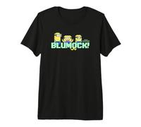 Minions 8-bit BLUMOCK Pixel T-Shirt Haut de Gamme