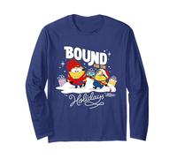 Minions Bound for The Holidays Festive Manche Longue