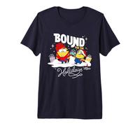 Minions Bound for The Holidays Festive T-Shirt Haut de Gamme