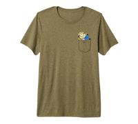 Minions Carl Taking It Easy Pocket Hit T-Shirt Haut de Gamme