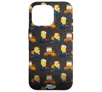 Minions Costume Web Pattern All-Over Print Coque pour iPhone 16 Pro