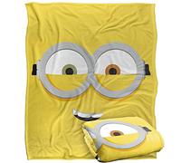 Minions - Couverture, Couverture Bob Face Silky Touch Super Douce, 152 x 127 cm